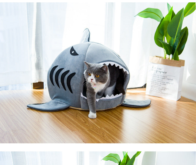 Shark Pet Bed Small Dogs And Cats