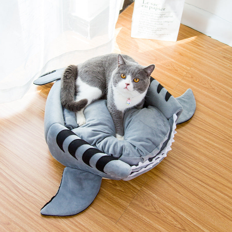 Shark Pet Bed Small Dogs And Cats