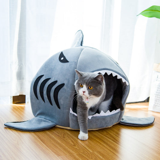 Shark Pet Bed Small Dogs And Cats